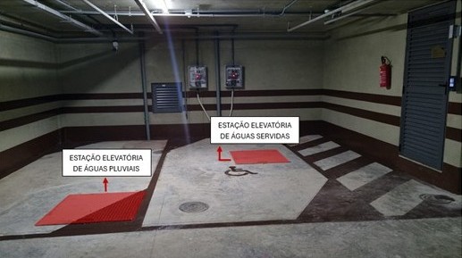 Indicação de Alçapões de Estações Elevatórias